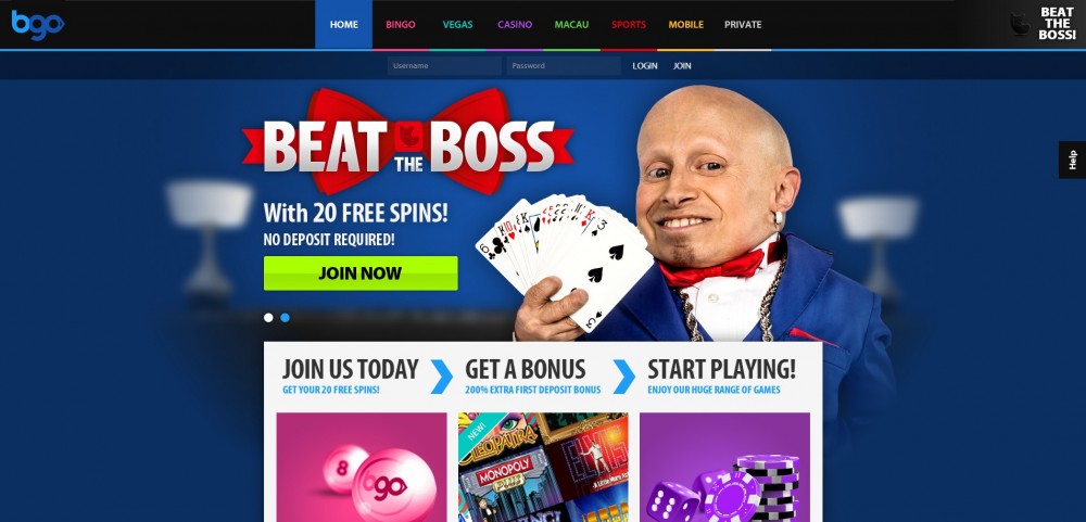 bgo casino free spins beat the boss